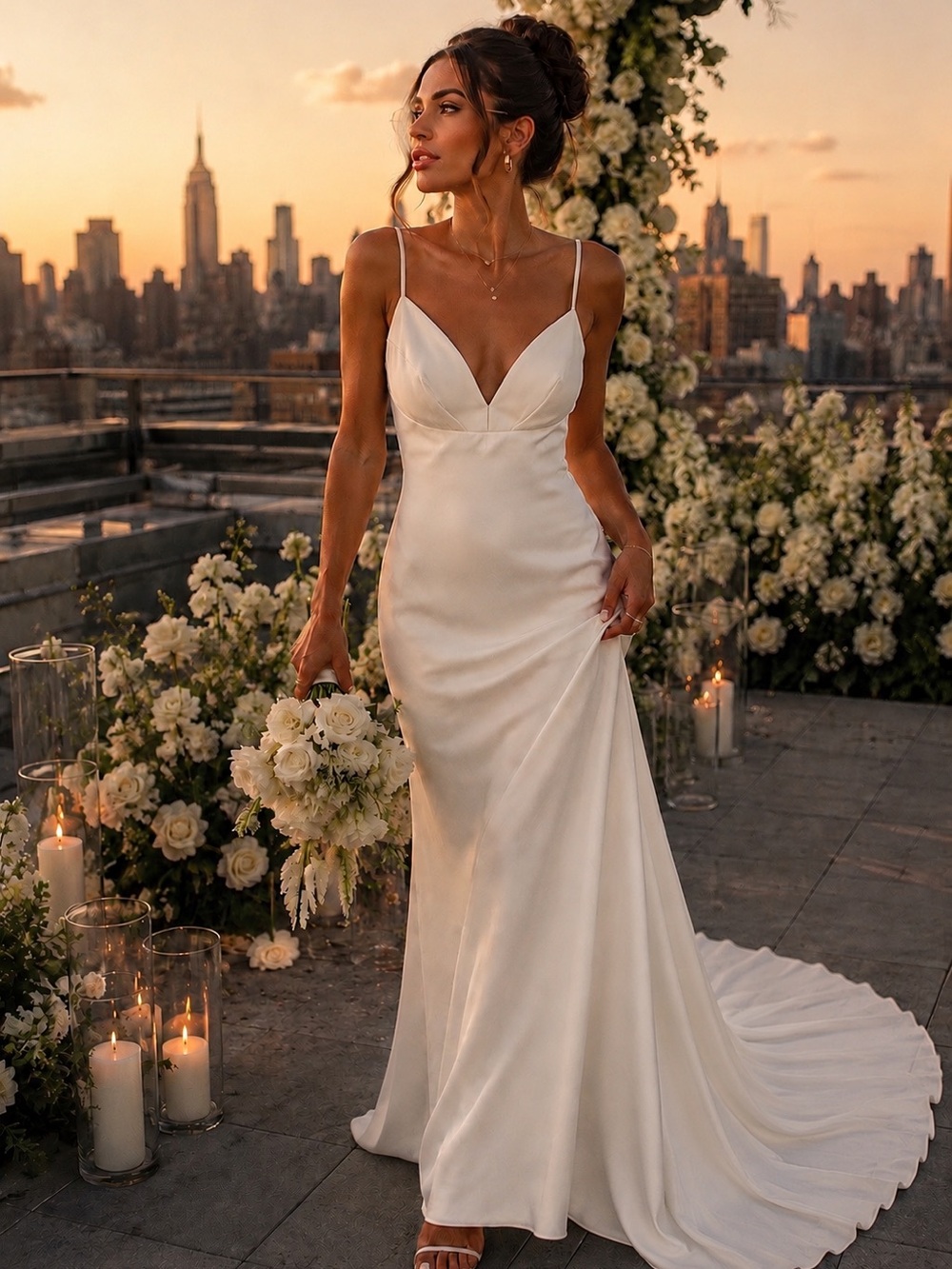 Katie May X Noel And Jean Claudia Bridal Maxi Gown Off White Size S
